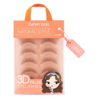Cathy Doll เคที่ดอลล์ ฟอลซ์ อายแลช 5คู่ เนเชอรัล