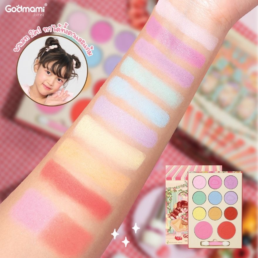 Godmami The Memory Eye  Cheek Palette 25.6g.