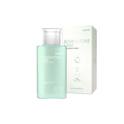 Withat วิทแทท แอคเน่ แอนด์ พอร์ แคร์ คลีนซิ่ง วอเตอร์ 500มล.