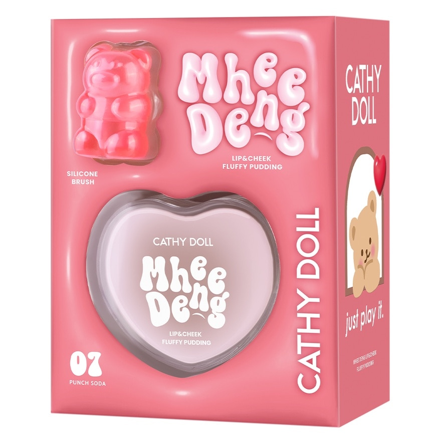 Cathy Doll Mhee Deng Lip  Cheek Fluffy Pudding 8g. 07 Punch Soda
