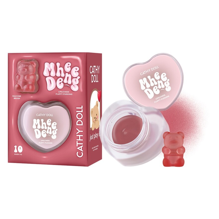 เคที่ดอลล์ หมีเด้ง ลิป แอนด์ ชีค ฟลัฟฟี่ พุดดิ้ง 8ก. 10 วอร์มฟิก