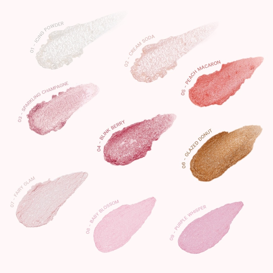 Meilinda Glassy Glow Shadow Stick 1.5g. 07 Fairy Glam