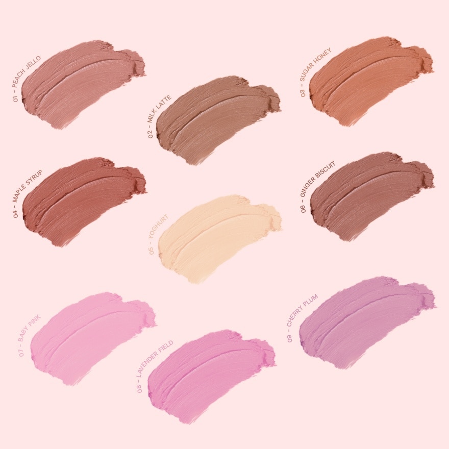 Meilinda Mellow Matte Shadow Stick 1.5g. 09 Cherry Plum