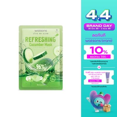 Watsons - Watsons Refreshing Cucumber Mask 1sheet.