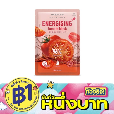 WATSONS - วัตสัน เอนเนอไจซิ่ง โทเมโท มาสก์ 1แผ่น. image