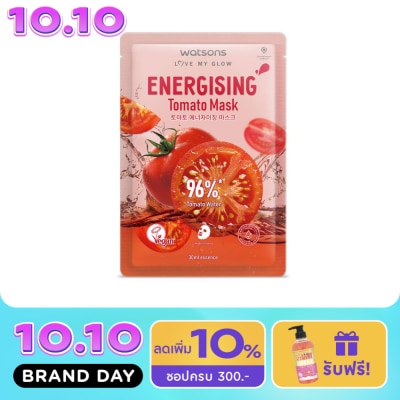 WATSONS วัตสัน เอนเนอไจซิ่ง โทเมโท มาสก์ 1แผ่น. image