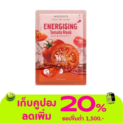WATSONS - วัตสัน เอนเนอไจซิ่ง โทเมโท มาสก์ 1แผ่น.