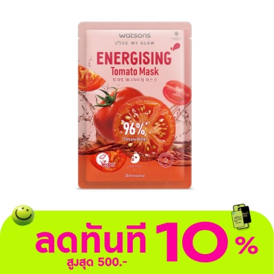 WATSONS วัตสัน เอนเนอไจซิ่ง โทเมโท มาสก์ 1แผ่น. image