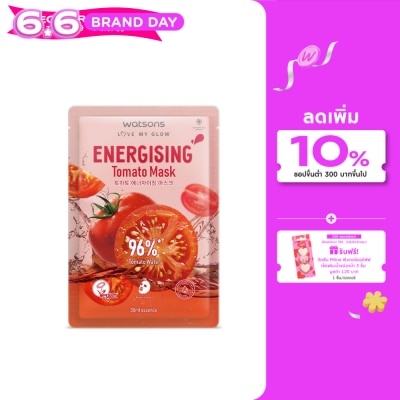 WATSONS - วัตสัน เอนเนอไจซิ่ง โทเมโท มาสก์ 1แผ่น.