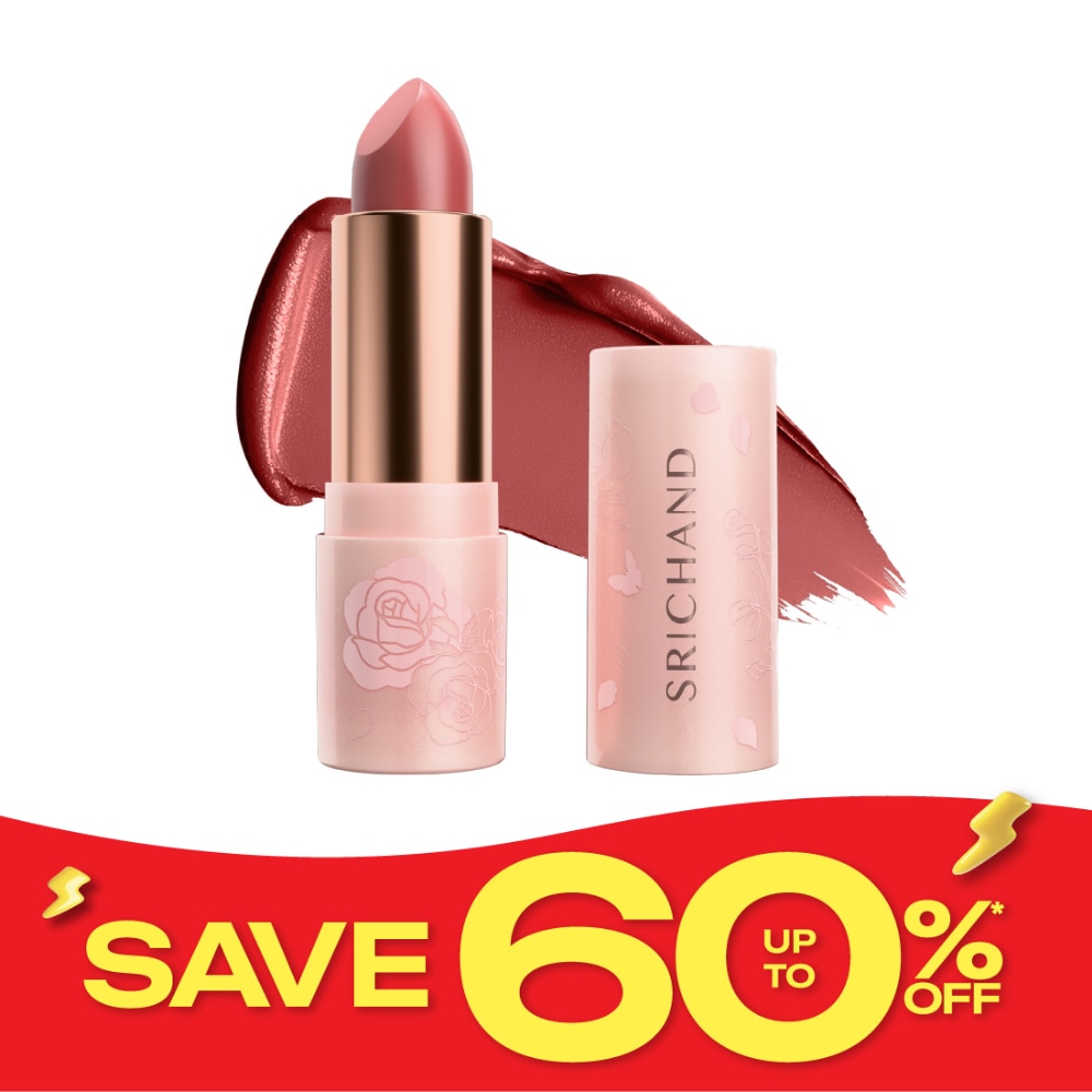 Srichand Enchanted Charming Satin Matte Lipstick 3.5g. 04 Blushing Tiara image