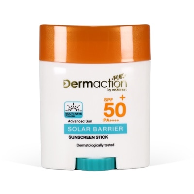 Dermaction Plus by Watsons เดอมาแอคชัน พลัส บาย วัตสัน แอดวานซ์ ซัน โซล่าร์ แบริเออร์ ซันสกรีน สติ๊ก SPF50 20g