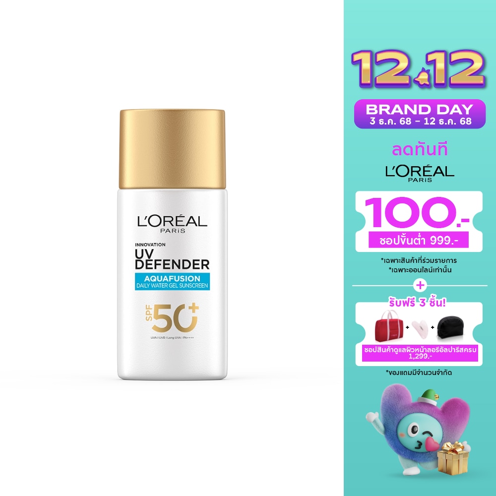 L'Oreal L'Oreal Paris UV Defender Aquafusion Daily Water Gel Sunscreen SPF 50+ PA++++ 50 Ml.