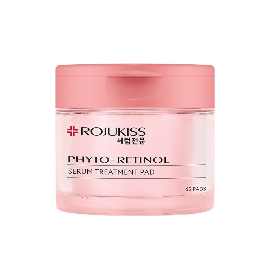 Rojukiss โรจูคิส เซรั่ม ทรีตเมนต์ แพด ไฟโต-เรตินอล 65 แผ่น