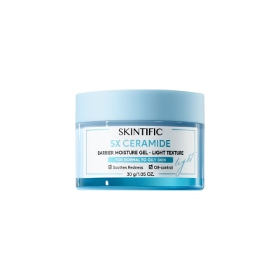Skintific สกินทิฟิค 5X เซราไมด์ แบร์ริเออร์ มอยส์เจอร์ เจล - ไลท์ เทคเชอร์ 30 กรัม