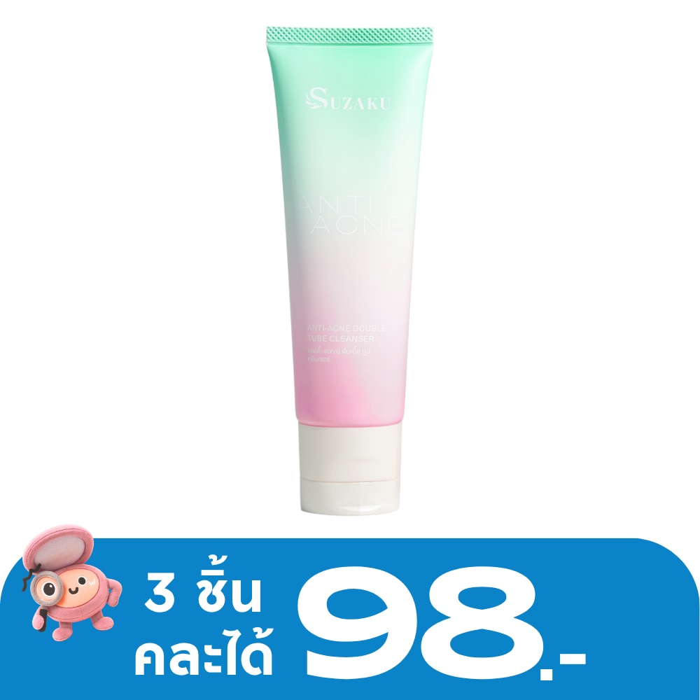 Suzaku Anti-Acne Double Tube Cleanser 100 ml.