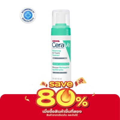 Cerave - เซราวี บาลานซิ่ง แอร์ โฟม คลีนเซอร์ 148 มล. สำหรับผิวธรรมดา-ผิวผสม image