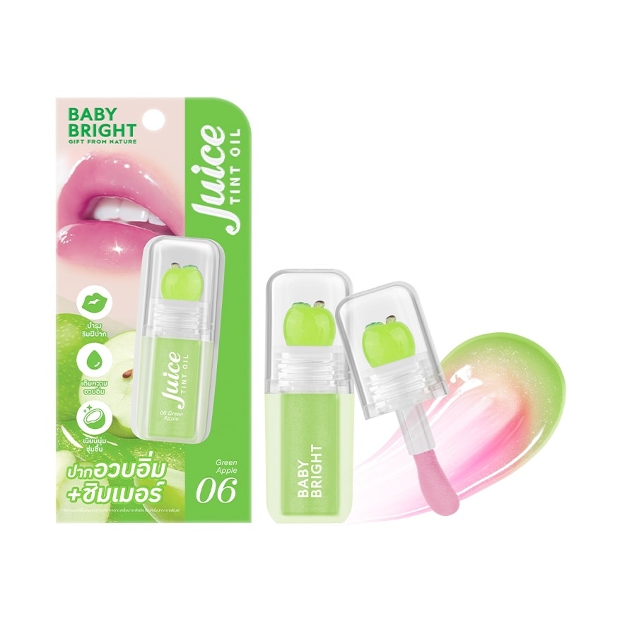 Baby Bright Juice Tint Oil 3.1g. 06 Green Apple