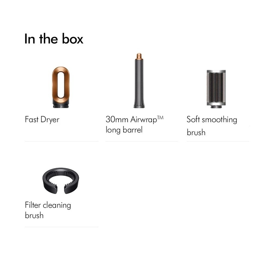 Dyson Airwrap Origin Hair Dryer  Multi-Styler Nickel Copper 1300W