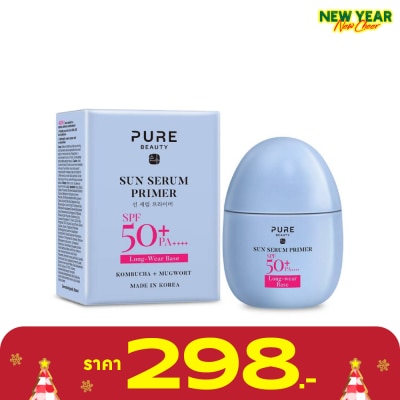 Pure Beauty เพียว บิวตี้ ซัน เซรั่ม ไพรเมอร์ เอสพีเอฟ50+ พีเอ++++ 40มล.