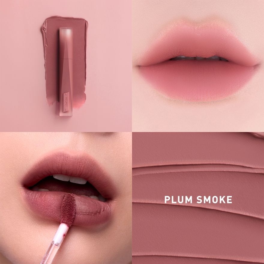 3CE Velvet Lip Tint Plush 4g. 27 Plum Smoke