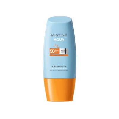 Mistine มิสทิน อะควา เบส อัลตร้า โพรเทคชั่น แมทท์ แอนด์ ไลท์ เดลี่ เฟส SPF50+ PA++++ 40มล.