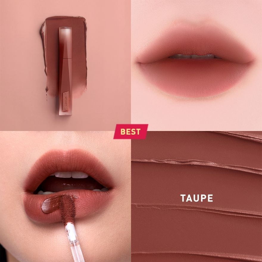 3CE Velvet Lip Tint Plush 4g. 02 Taupe