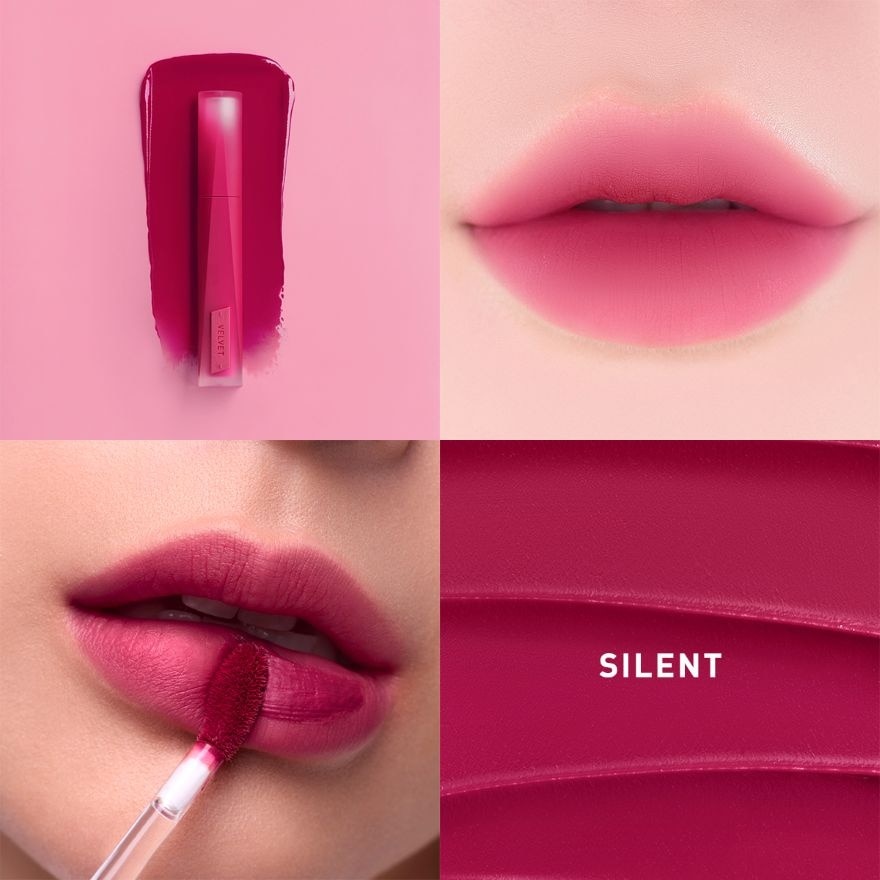 3CE Velvet Lip Tint Plush 4g. 20 Silent