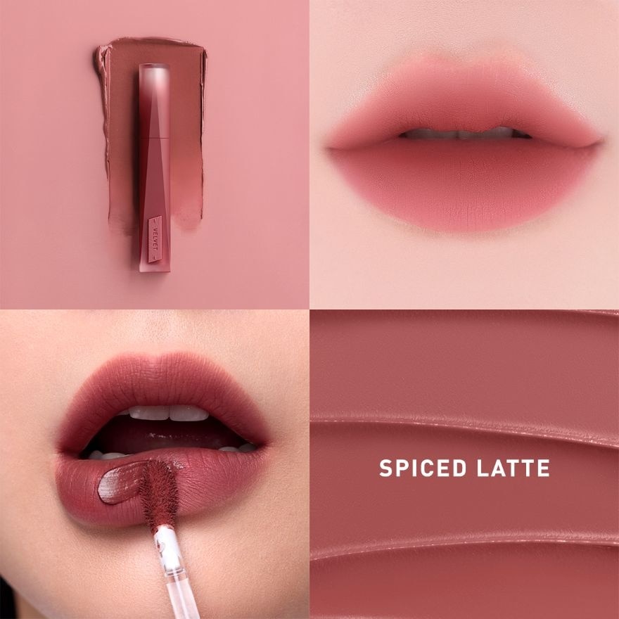 3CE Velvet Lip Tint Plush 4g. 22 Spiced Latte
