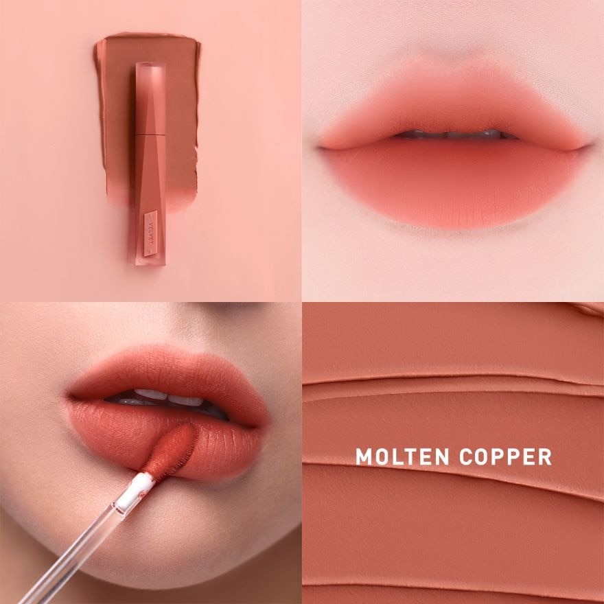 3CE Velvet Lip Tint Plush 4g. 24 Molten Copper