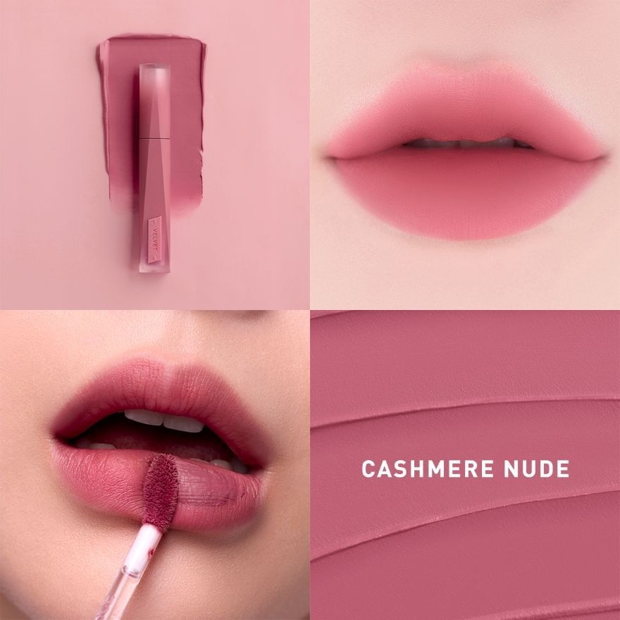 3CE Velvet Lip Tint Plush 4g. 10 Cashmere Nude