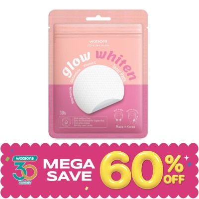 WATSONS - วัตสัน โกลว์ ไวท์เทน โทนเนอร์ แพดส์ 30 ชิ้น. image