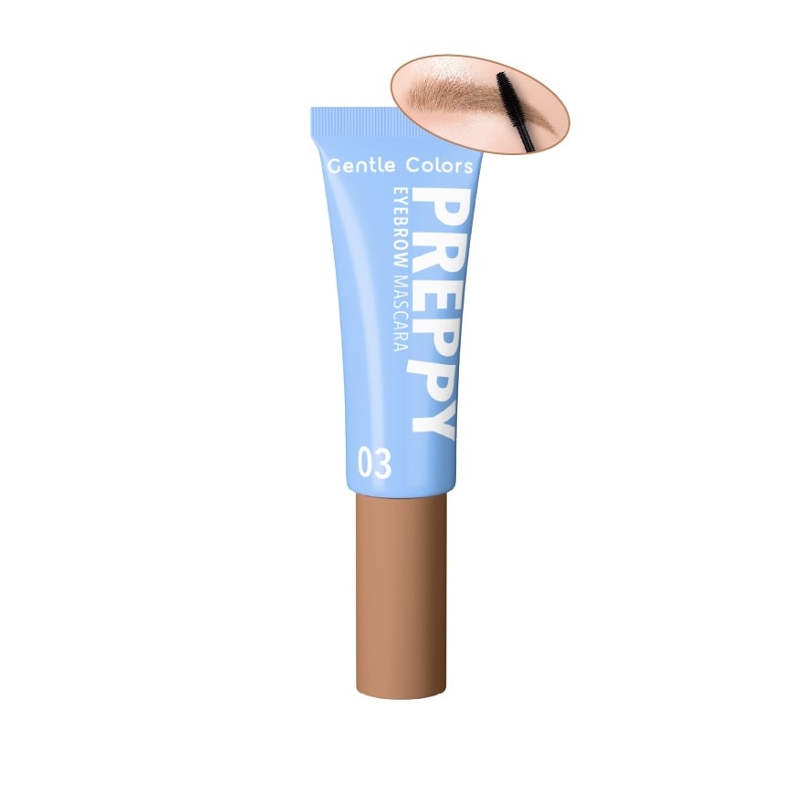 Gentle Colors Preppy Eyebrow Mascara 4g. 03 Light Brown