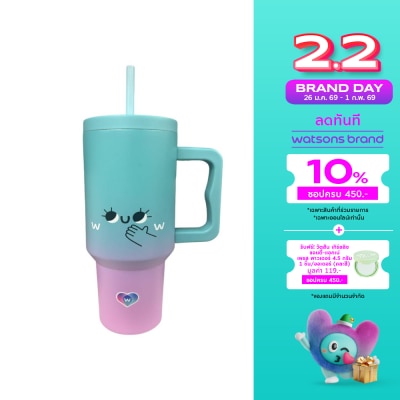 WATSONS วัตสัน แก้วน้ำเก็บอุณหภูมิ ขนาด 40 ออนซ์ 1 ชิ้น