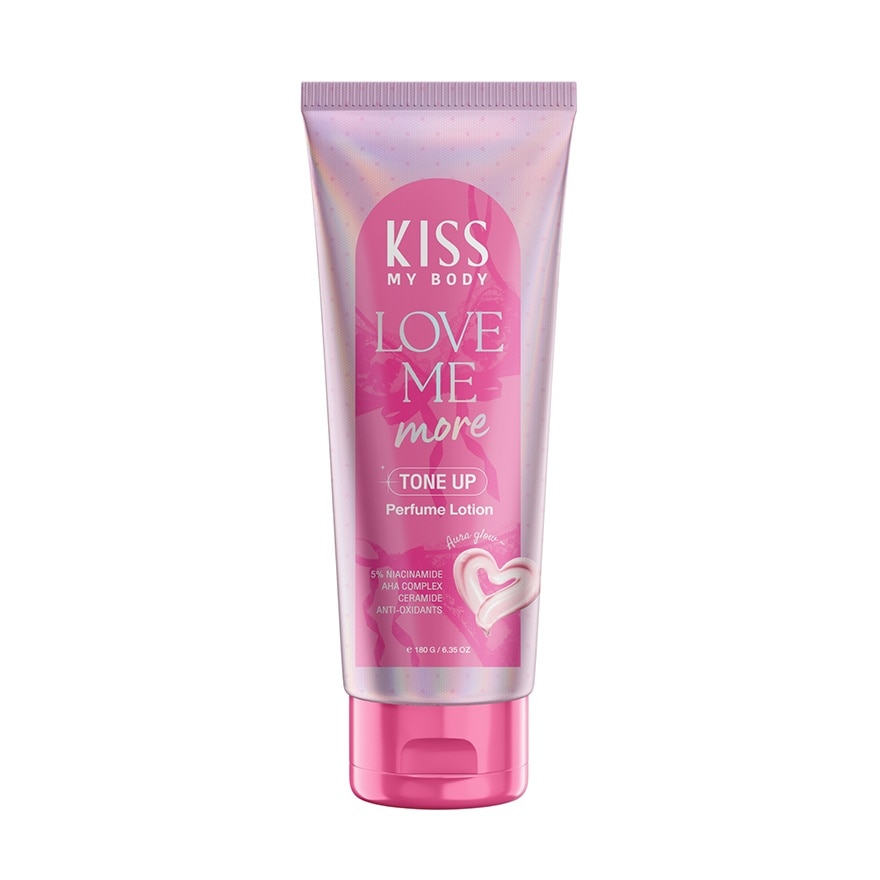 Kiss My Body Tone Up Perfume Lotion Love Me More 180 G.