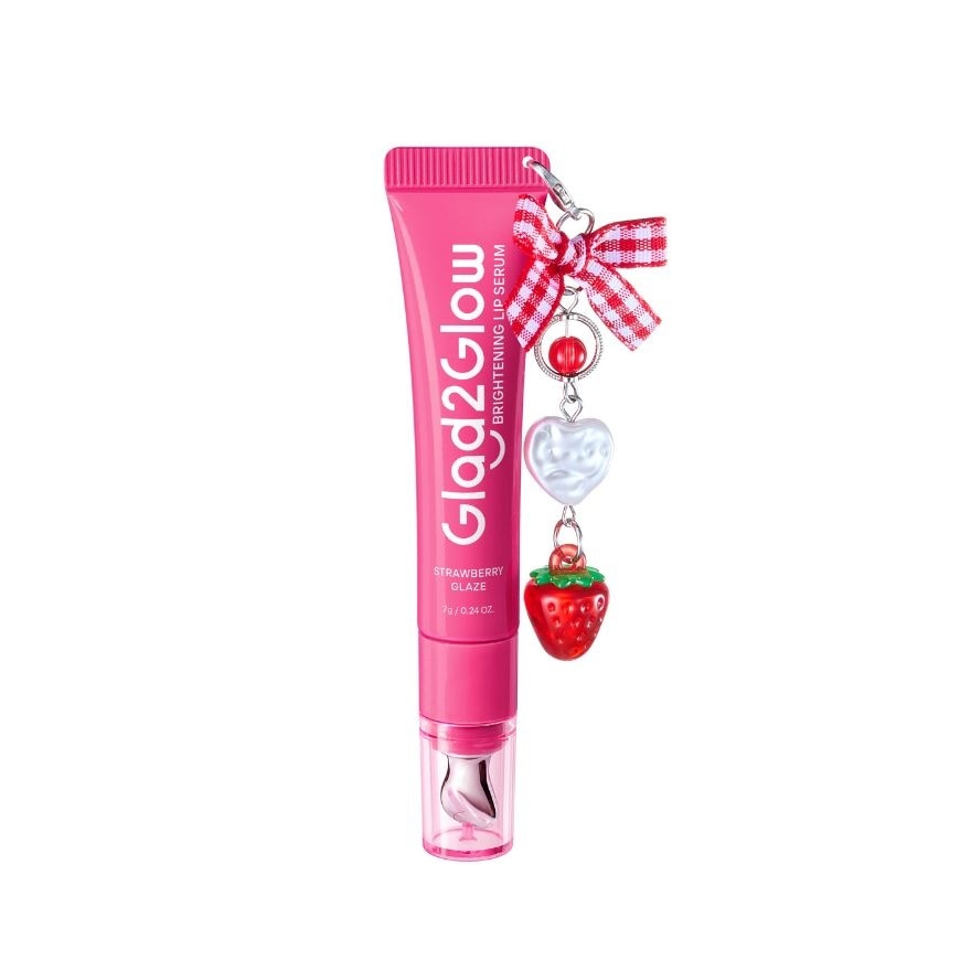Glad2Glow Brightening Lip Serum Strawberry Glaze (Pink) 7 G.