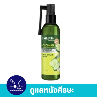 Naturals by Watsons เนเชอรัล บาย วัตสัน คิวคัมเบอร์ ไฮเดรตติ้ง แฮร์ แอนด์ สคัลพ์ โทนิค 120มล. image