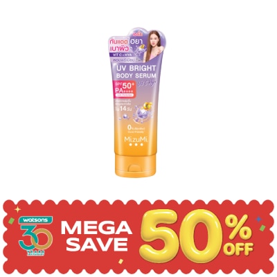 Mizumi - มิซึมิ ยูวี ไบรท์ บอดี้ เซรั่ม วิต ซี ไฮยา SPF50+ PA++++ 180 มล. image