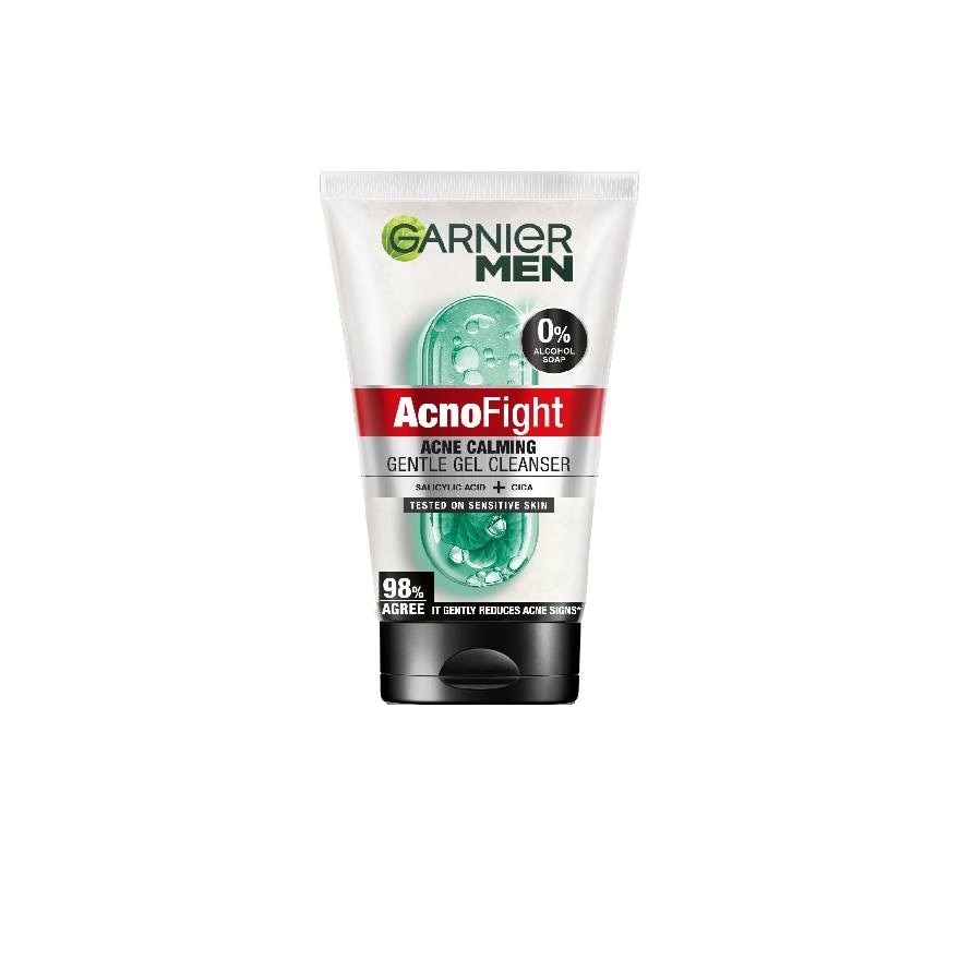 Garnier Men Acnofight Acne Calming Gentle Gel Cleanser 100 Ml.
