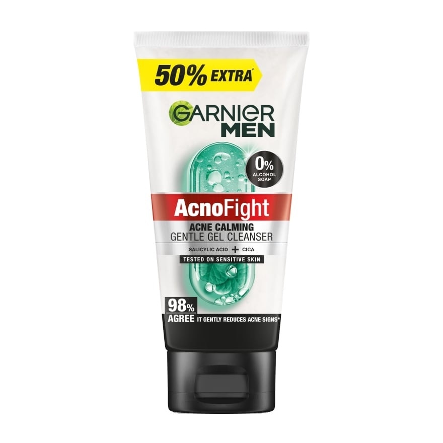 Garnier Men Acnofight Acne Calming Gentle Gel Cleanser 150 Ml.