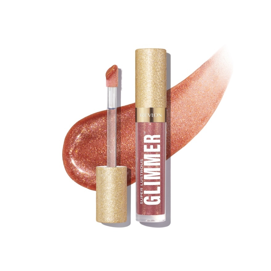Revlon เรฟลอน ซูเปอร์ ลัสทรัส กลิมเมอร์ ลิปออย 3.8มล. 005 แกลส อัลมอนด์