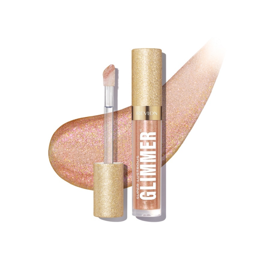 Revlon เรฟลอน ซูเปอร์ ลัสทรัส กลิมเมอร์ ลิปออย 3.8มล. 004 แฮปปี้ อาวร์