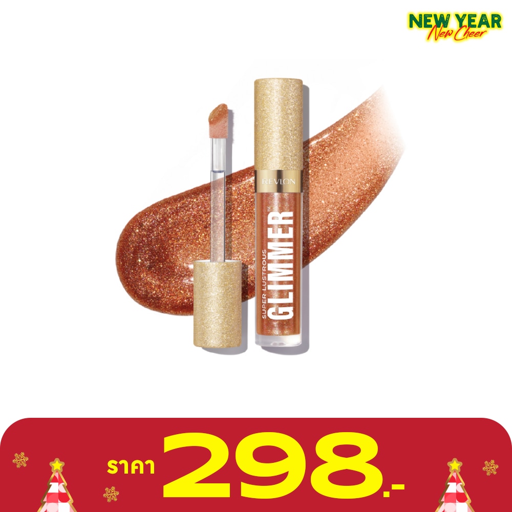 Revlon เรฟลอน ซูเปอร์ ลัสทรัส กลิมเมอร์ ลิปออย 3.8มล. 006 บรอนซ์ สปาร์ก