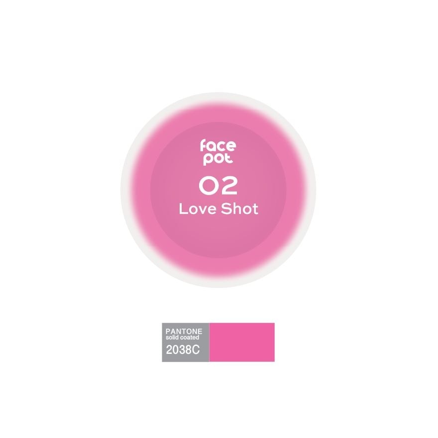 Cute Press One Shot Face Pot 5g. 02 Love Shot
