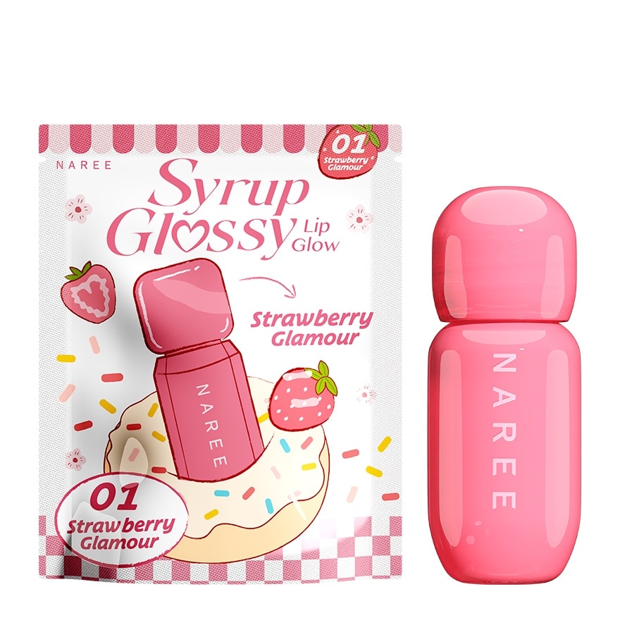 Naree #Naree Syrup Glossy Lip Glow 3g 01