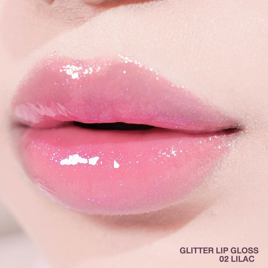 Charmiss Blooming Heart Glitter Lip Gloss 3.4g. 02 Lilac