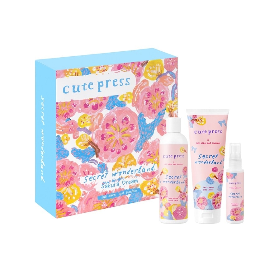 Cute Press Gift Set 3pcs. Secret Wonderland Sweet Sakura