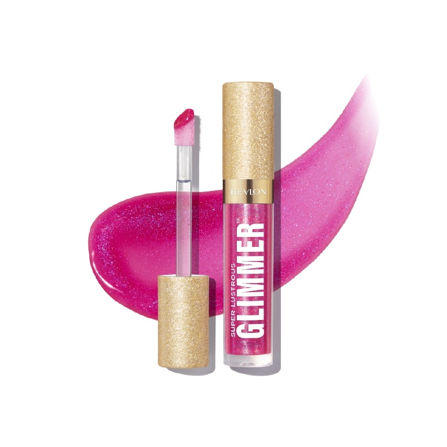 Revlon เรฟลอน ซูเปอร์ ลัสทรัส กลิมเมอร์ ลิปออย 3.8มล. 009 แรซ บีมี่