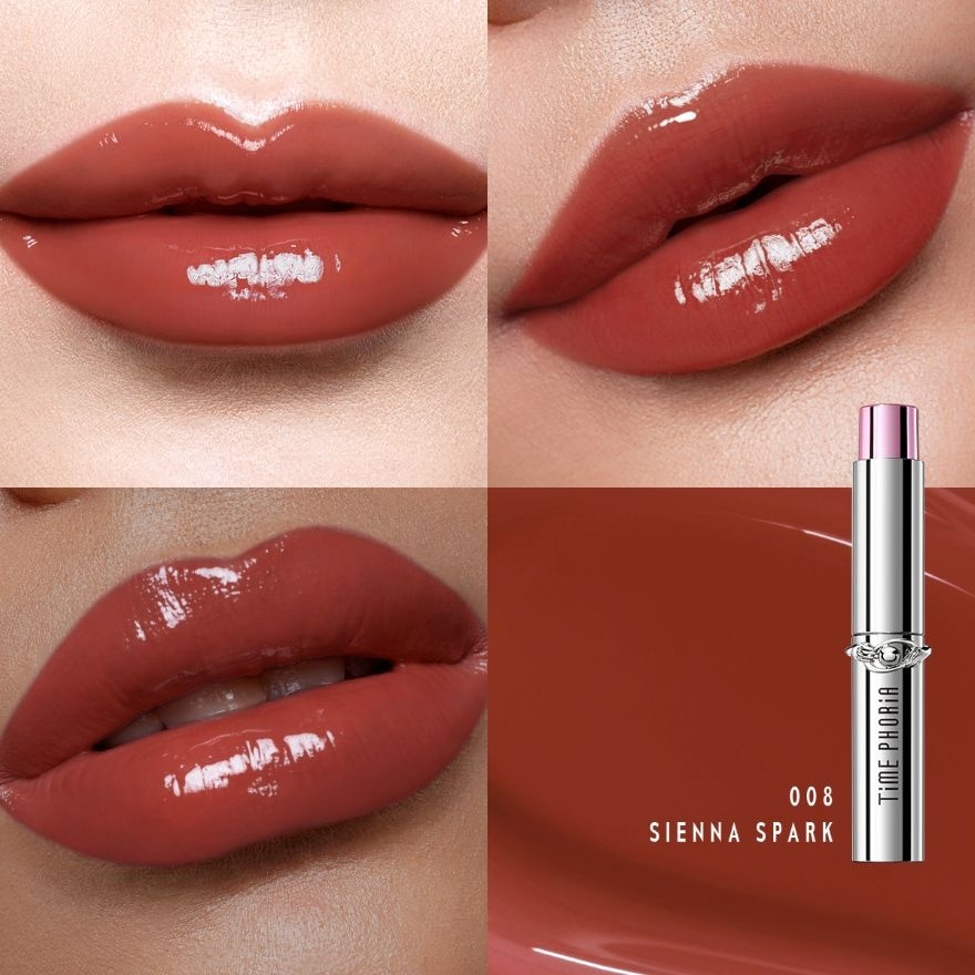 Timephoria Spectra Ultra Stay-Shine Transfer Proof Lip Vinyl 5g. 008 Sienna Spark