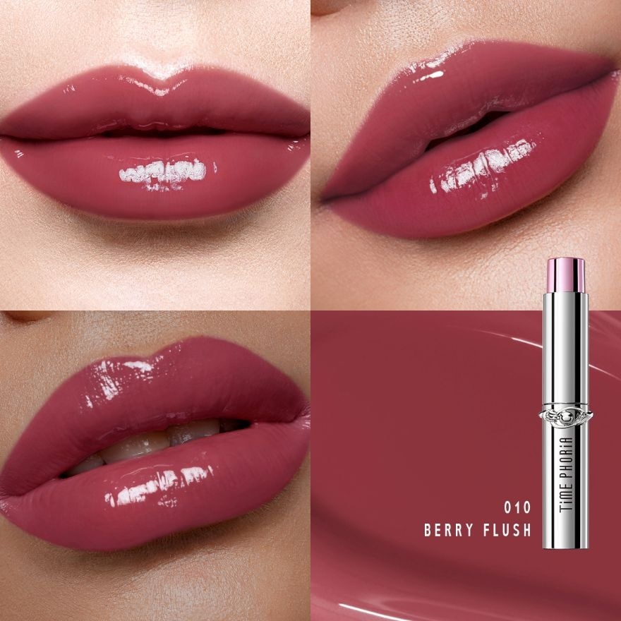 Timephoria Spectra Ultra Stay-Shine Transfer Proof Lip Vinyl 5g. 010 Berry Flush