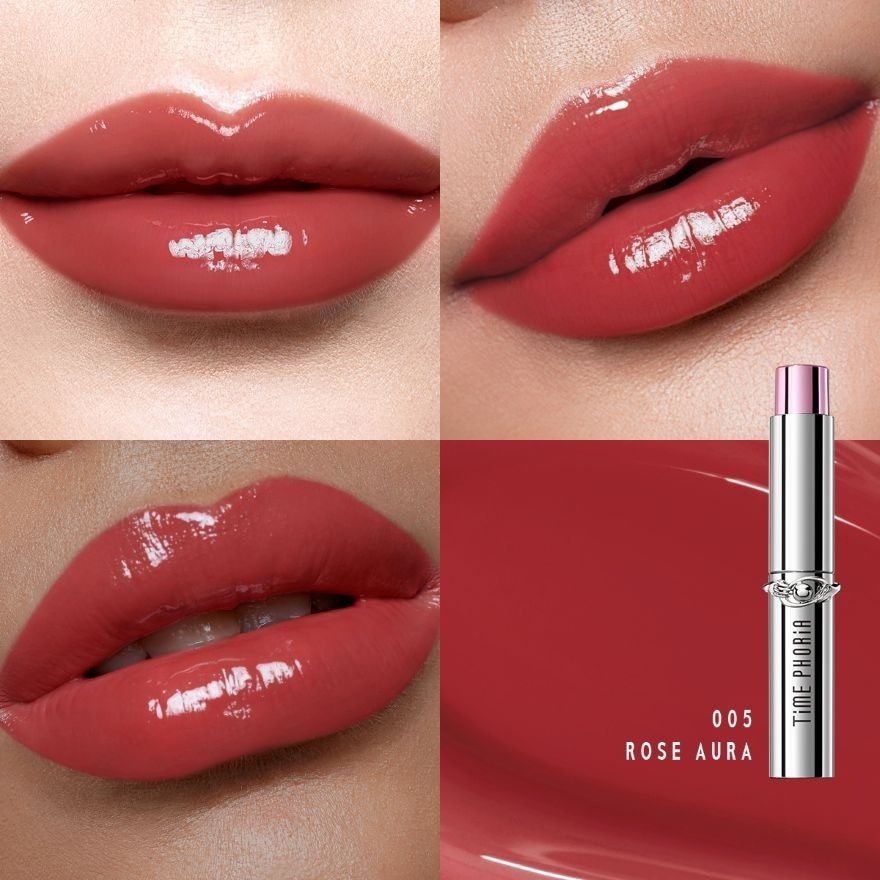 Timephoria Spectra Ultra Stay-Shine Transfer Proof Lip Vinyl 5g. 005 Rose Aura